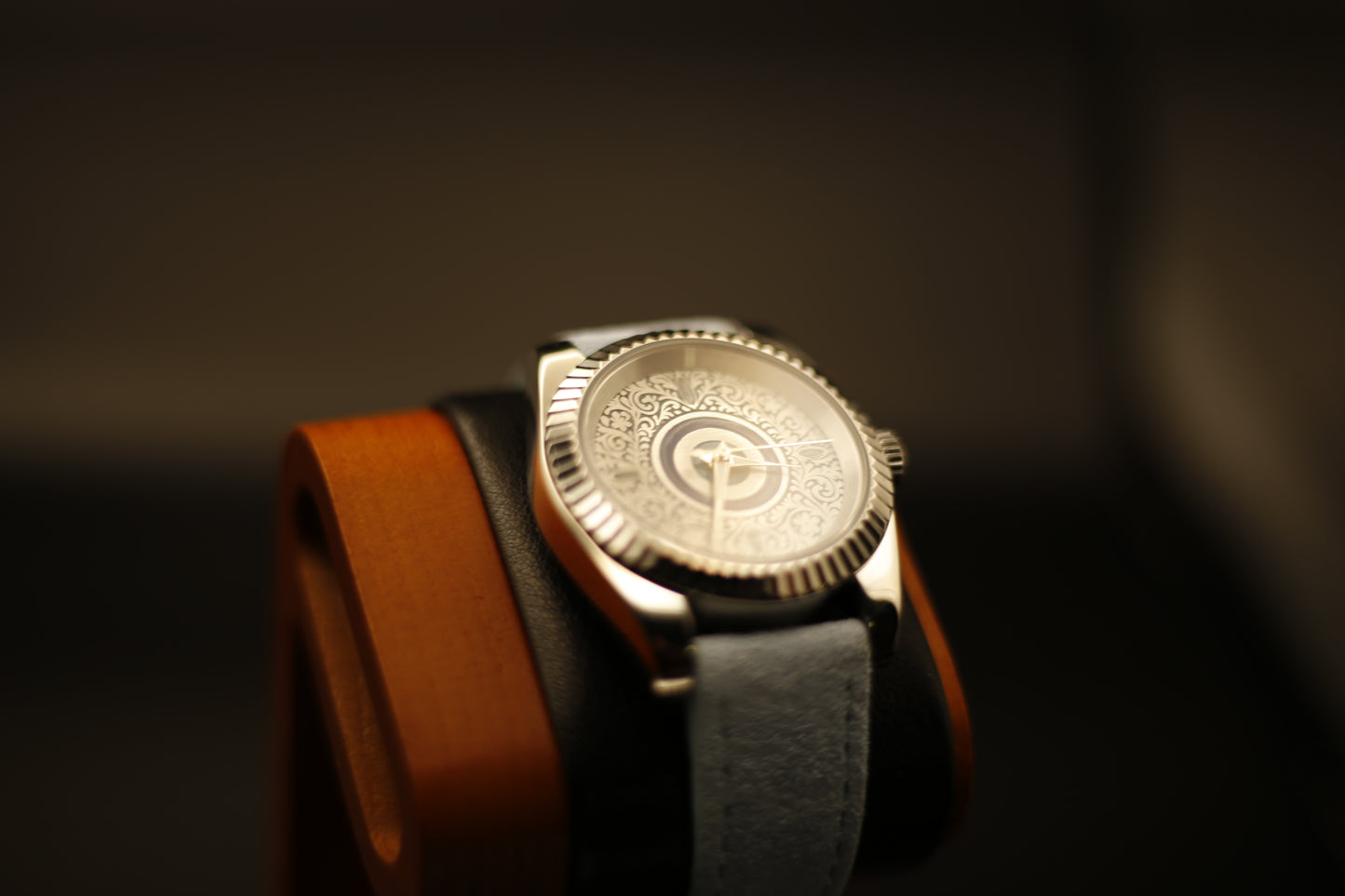 The Gift Watch — Blue Filigree Evil Eye