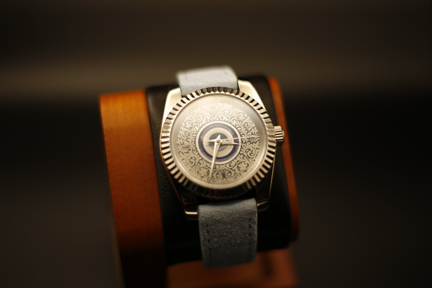 The Gift Watch — Blue Filigree Evil Eye