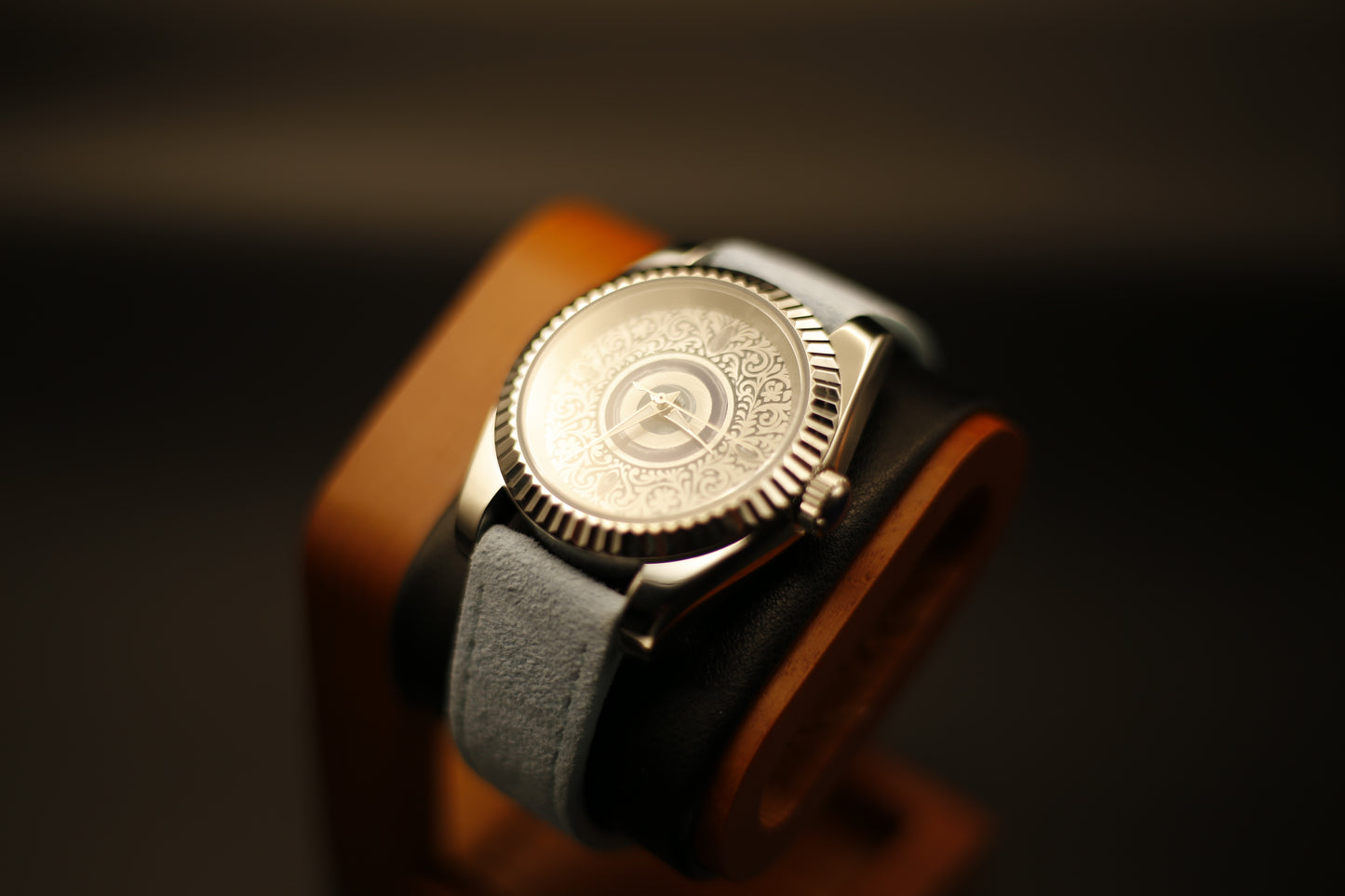 The Gift Watch — Blue Filigree Evil Eye